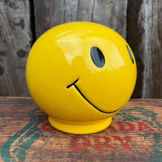 【USA vintage】Smile happy face coin bank