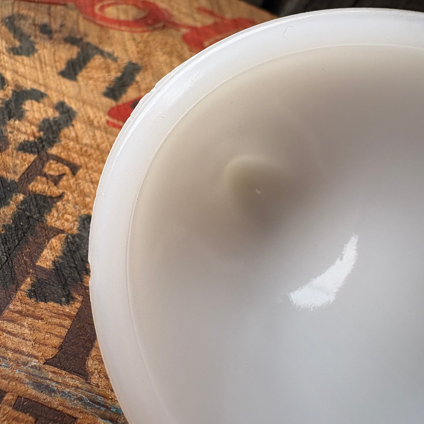 【1950s USA vintage】Hazel Atlas Hen on Nest Milk Glass Dish