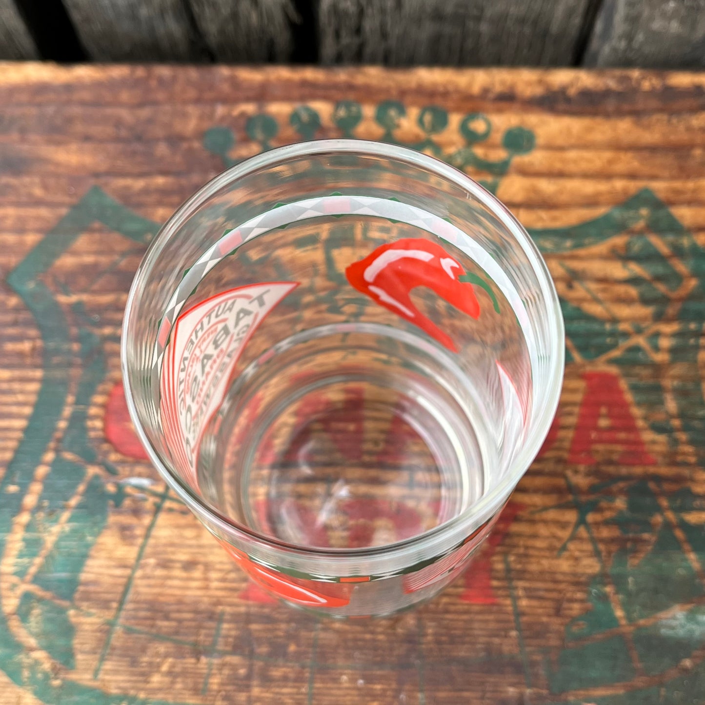 【USA vintage】TABASCO Glass