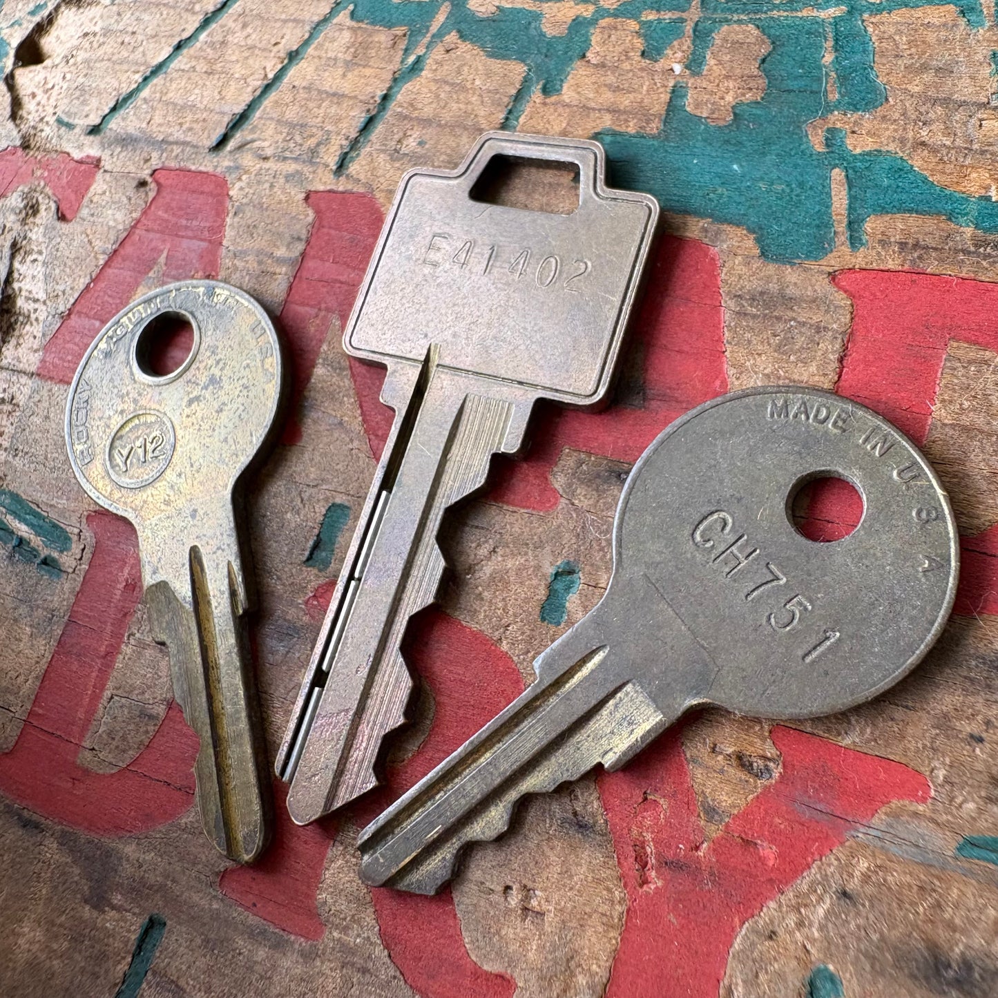 【USA vintage】 key set 2