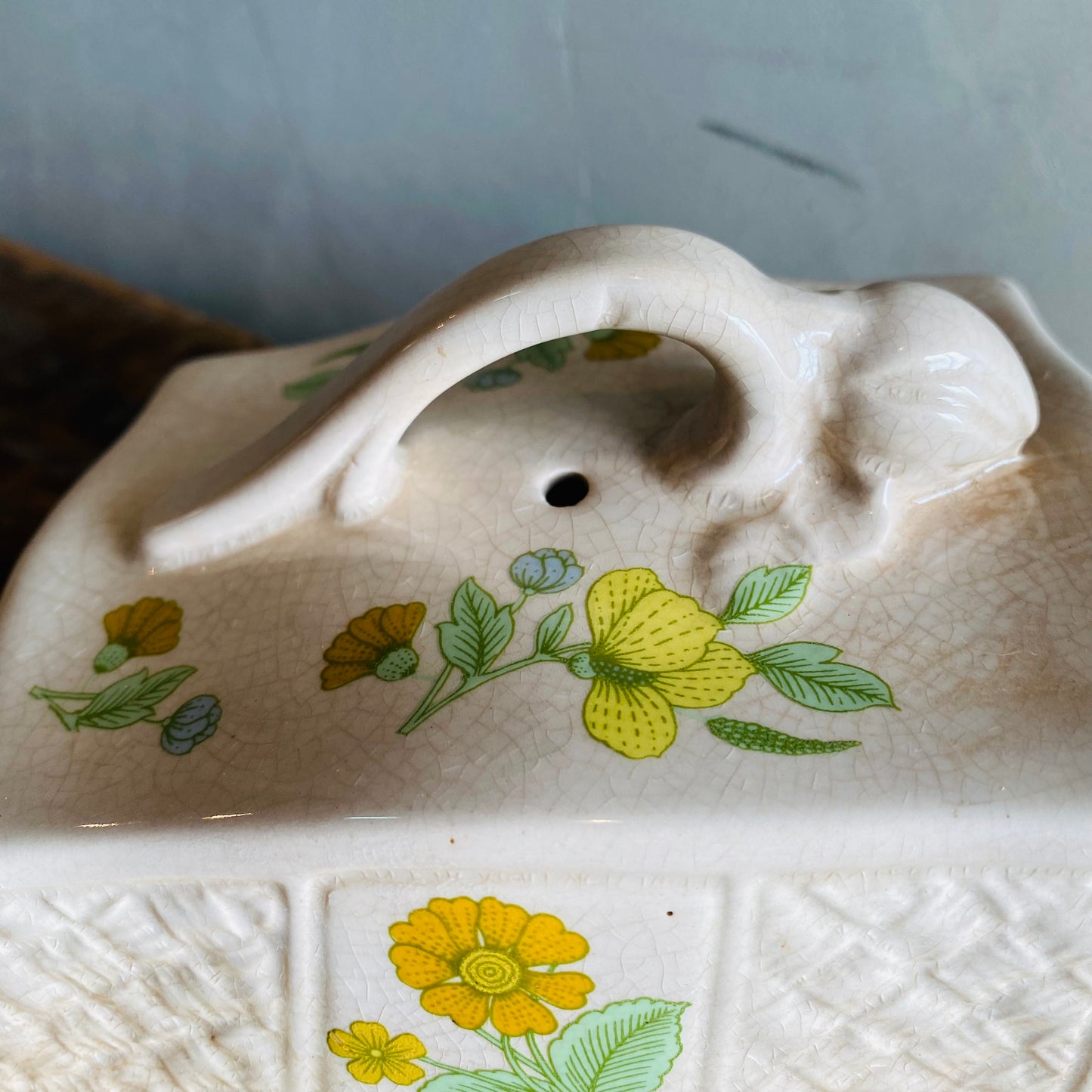【vintage】cheese dish チーズディッシュ 皿