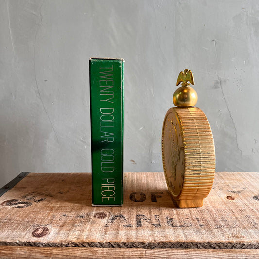 【USA vintage】AVON 20 Dollar Gold Piece Bottle