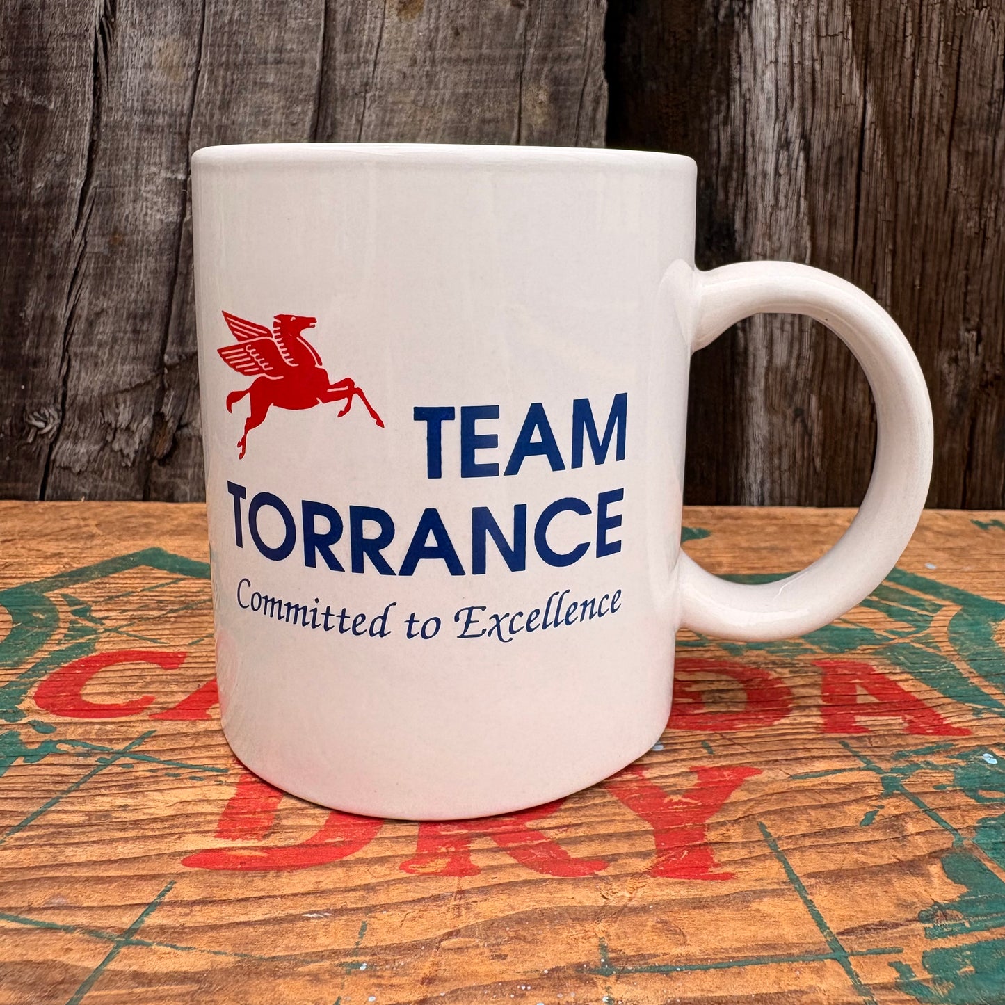 【USA vintage】mobil mug cup