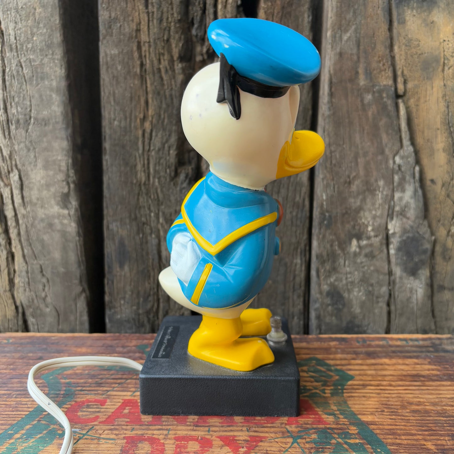 【1970s vintage】Walt Disney Donald DuckNight Light Bobblehead
