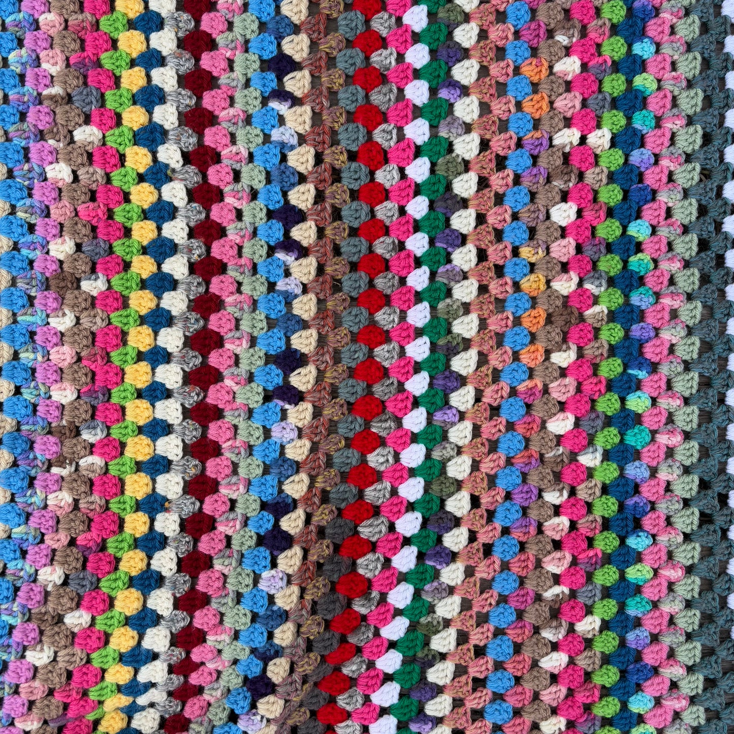 【USA vintage】granny blanket colorful