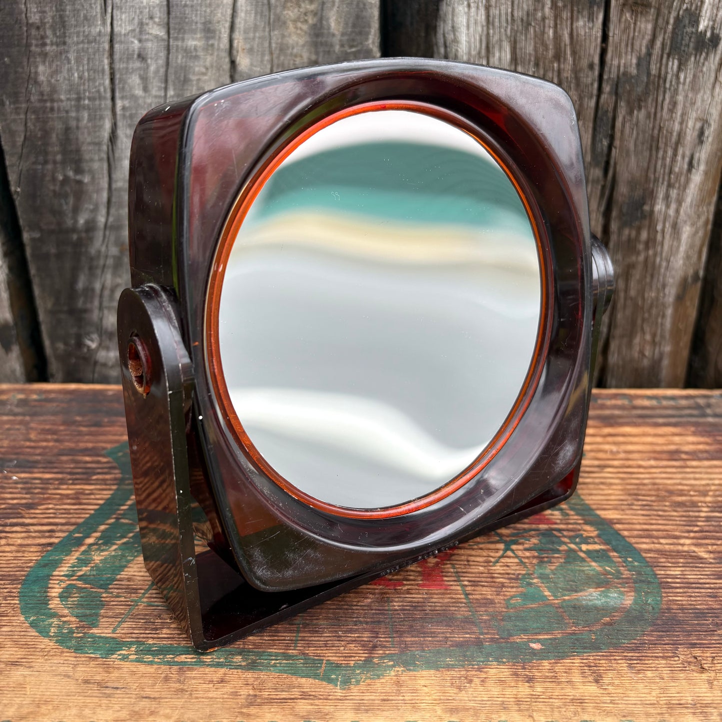【1970s USA vintage】Two way makeup mirror