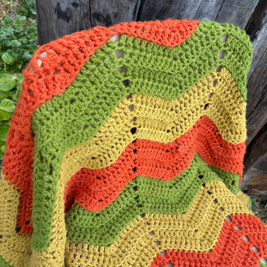 【USA vintage】granny blanket