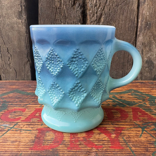 【1977- USA vintage】Fire-King Kimberley mug Blue