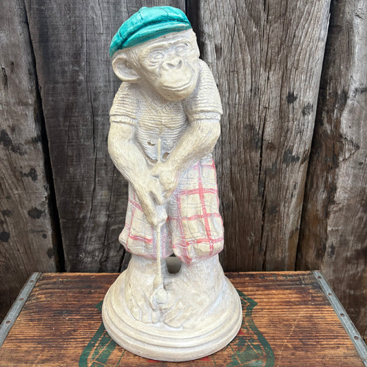 【1970s USA vintage】PROGRESSIVE ART PRODUCTS monkey golf figure