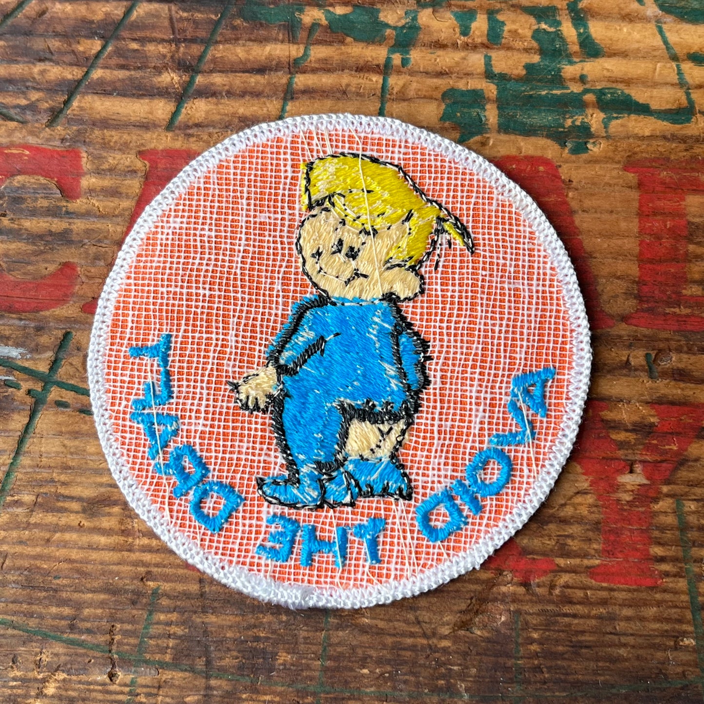 【USA vintage】ワッペン AVOID THE DRAFT