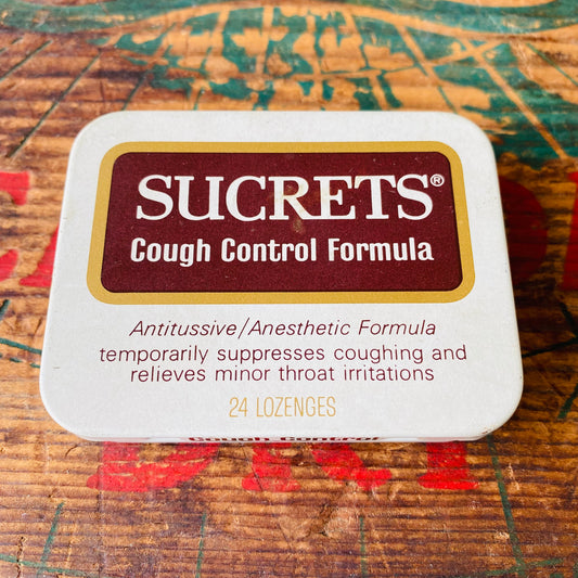 【USA vintage】 SUCRETS tincan