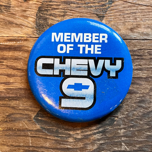 【USA vintage】缶バッジ MEMBER OF CHEVY