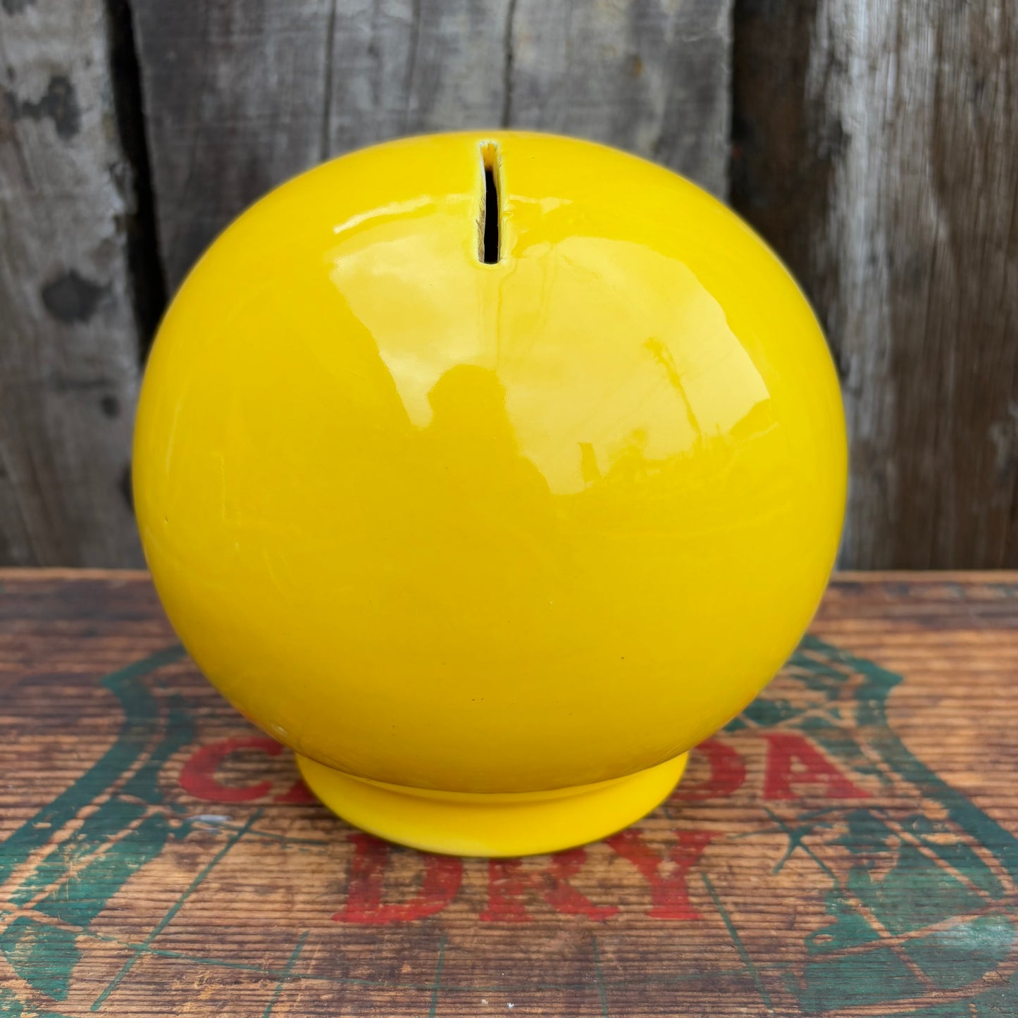 【USA vintage】Smile happy face coin bank
