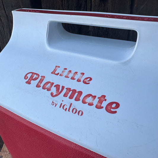 【1980s USA vintage】IGLOO Little Playmate Cooler Box