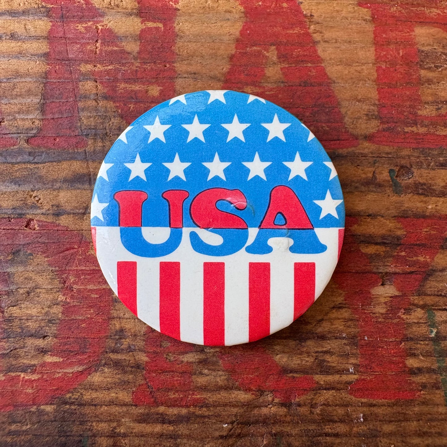 【USA vintage】PINBACK BUTTON 缶バッジ USA