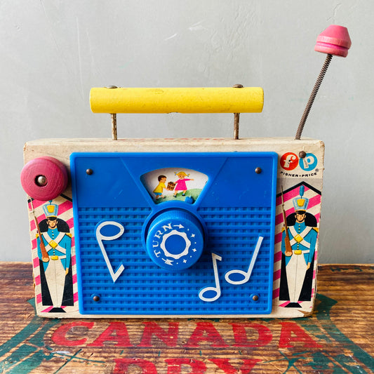【1959-1962 USA vintage】FISHER・PRICE TOYS TV-RADIO