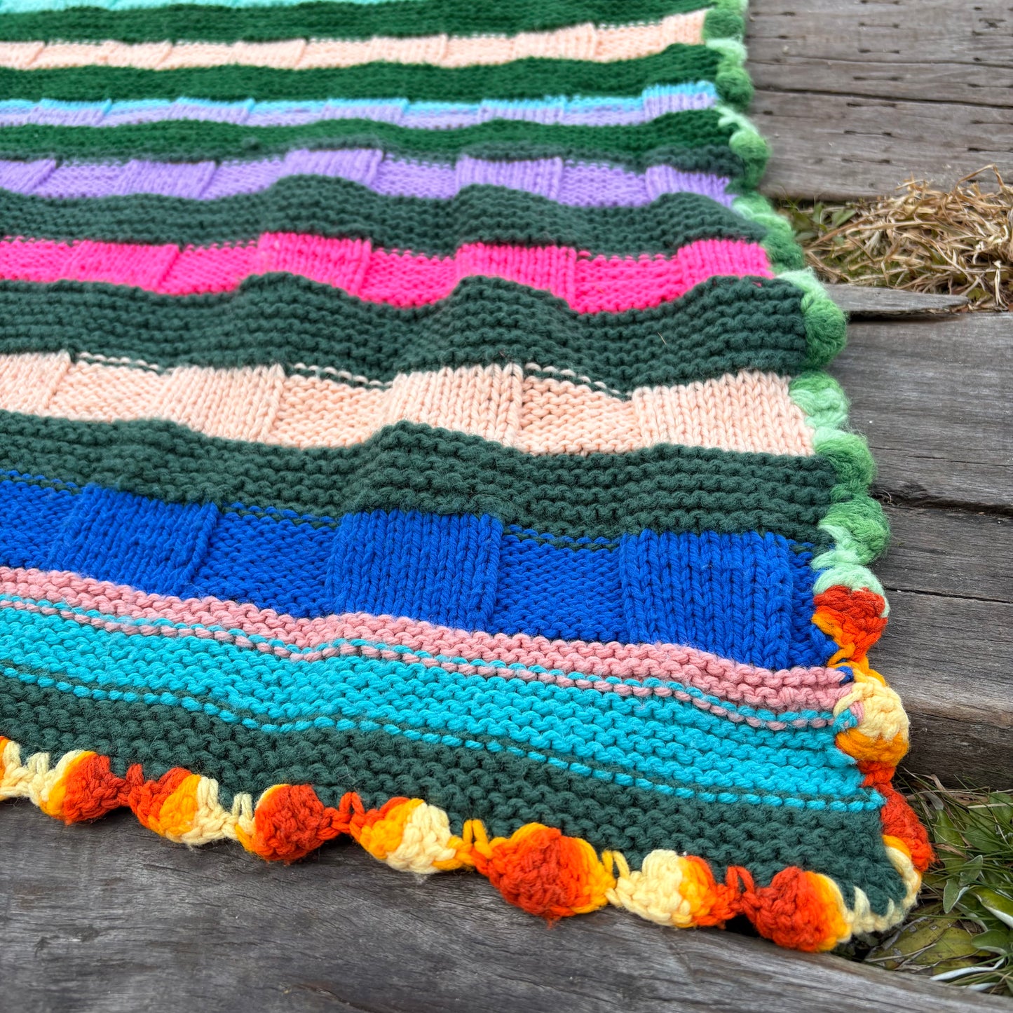 【USA vintage】granny blanket