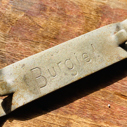 【vintage】Burgermeister ビール オープナー キーホルダー