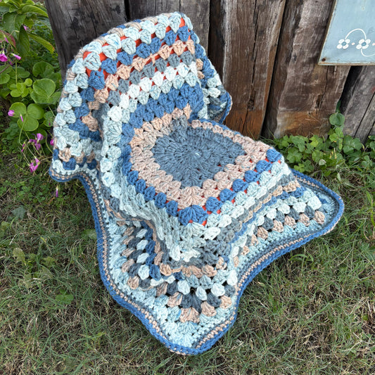 【 USA vintage】granny blanket