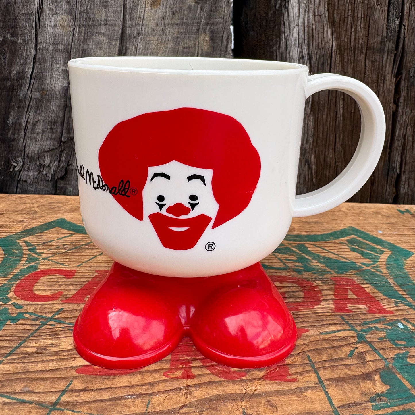【1980s vintage】McDonald plastics cup RNALD McDONALD