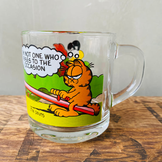 【1978- USA vintage】マクドナルド ガーフィールド グラス シーソー