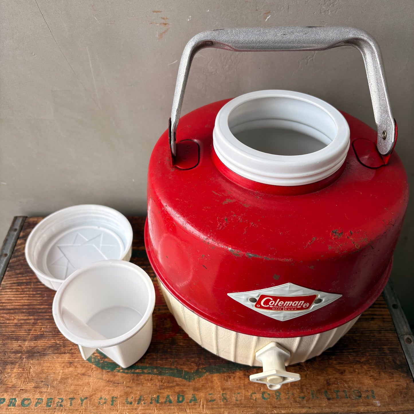 【1964 USA 】vintage Coleman Water jug