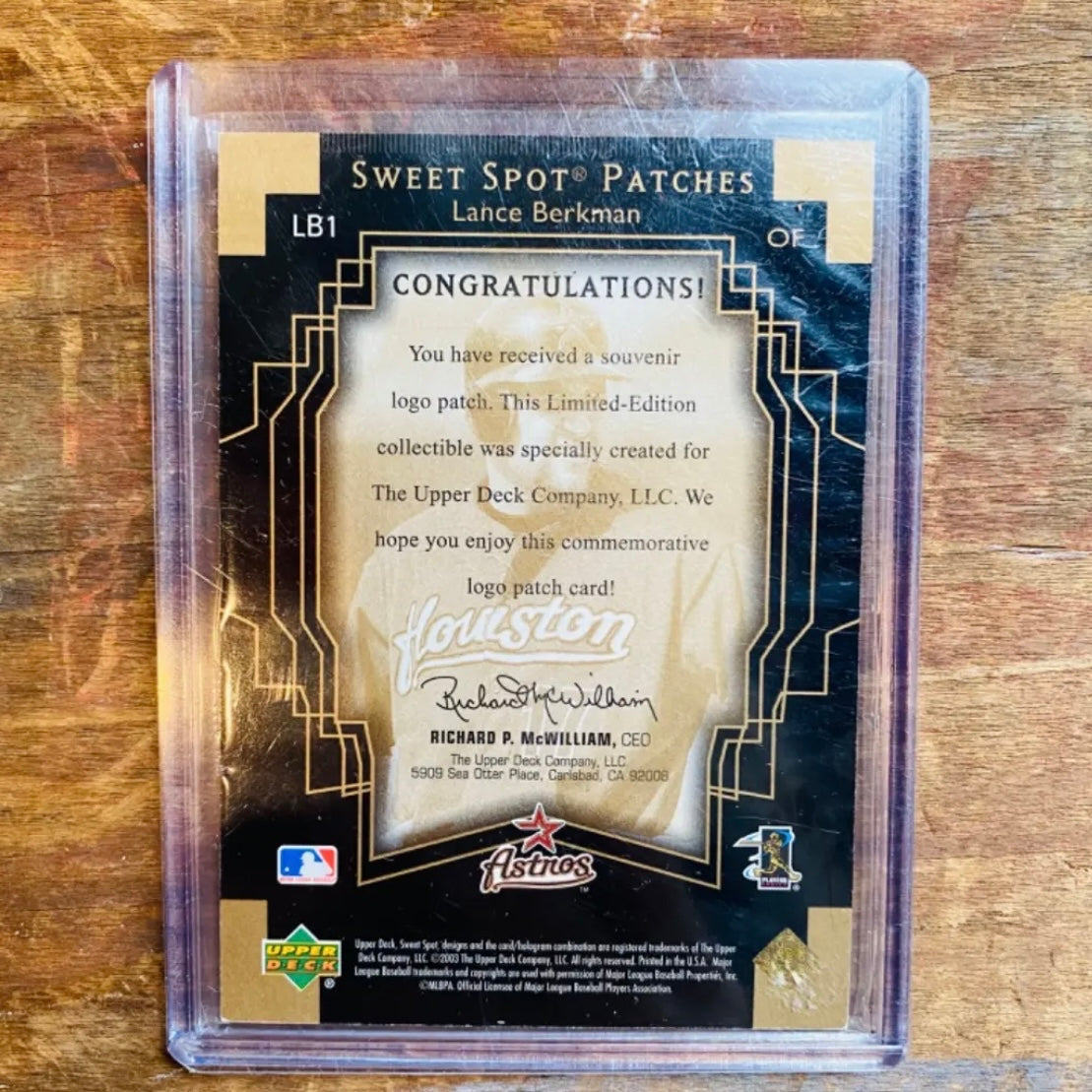 SWEET SPOT PATCHES MLB 記念ワッペン カード 17