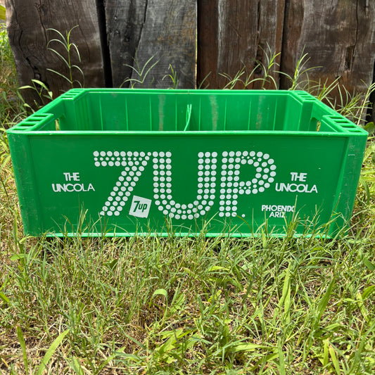 【1970s USA vintage】7UP bottle case