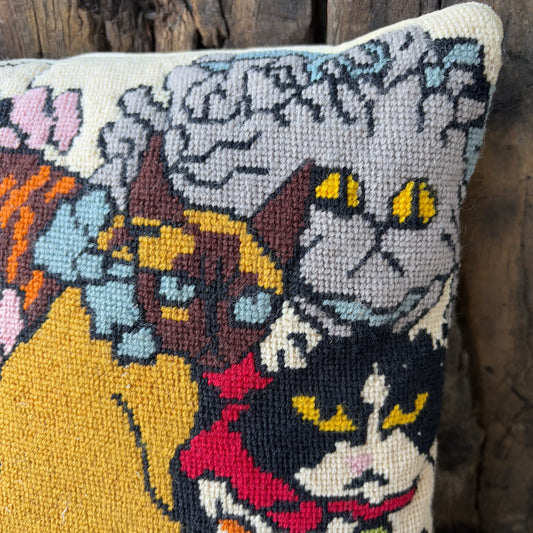 【USA vintage】 cushion CAT