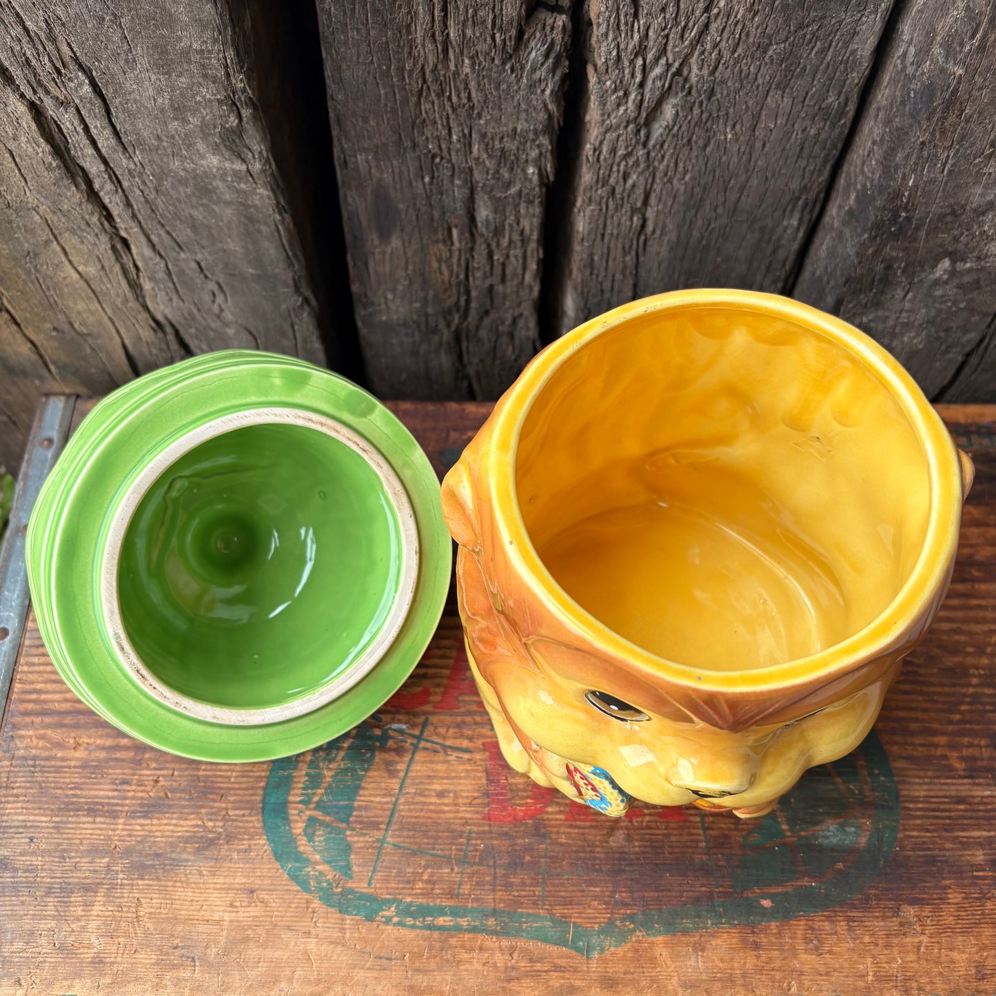 【1960s vintage 】cookie Jar JAPAN