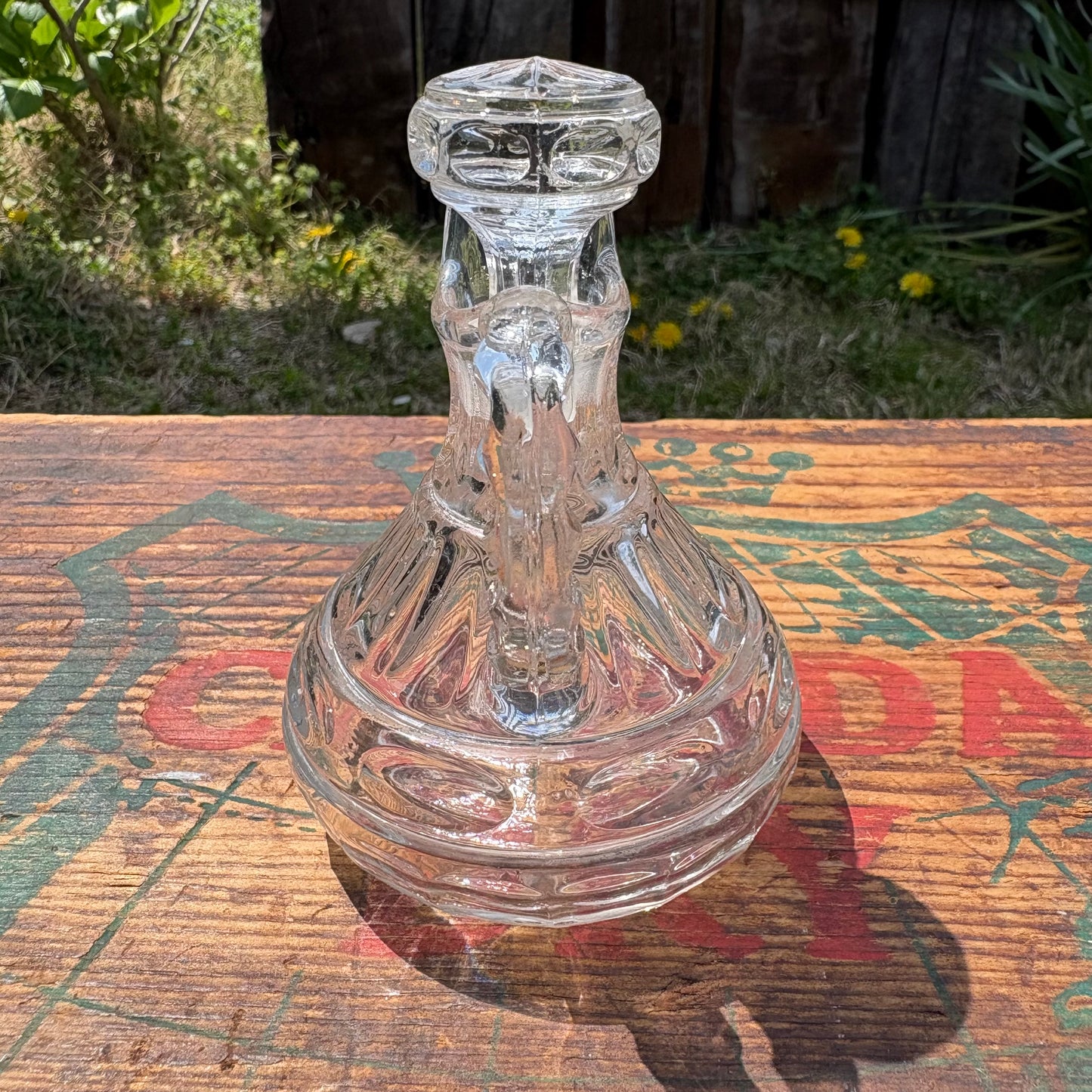 【USA vintage】 glass oil pot
