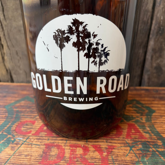 【USA vintage】GOLDEN ROAD BREWING 64oz beer jug