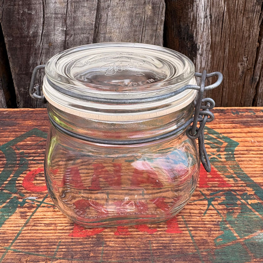 【ITALY vintage】Fido glass jar