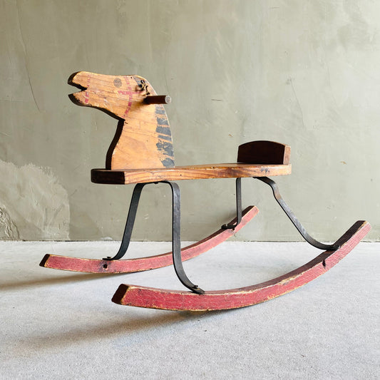 【~40s USA vintage】rocking horse