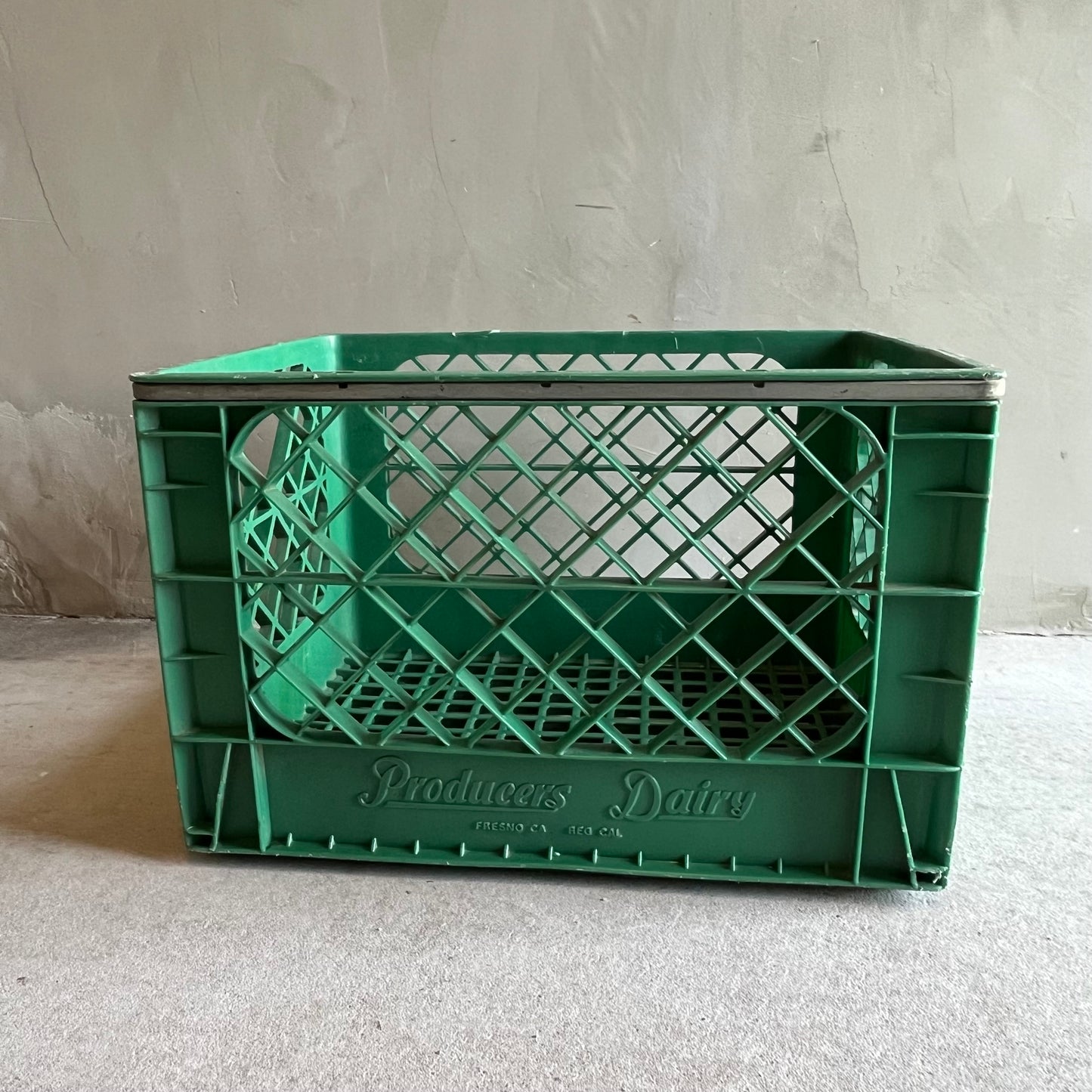 【USA vintage】Products Dairy Milk Crate コンテナ