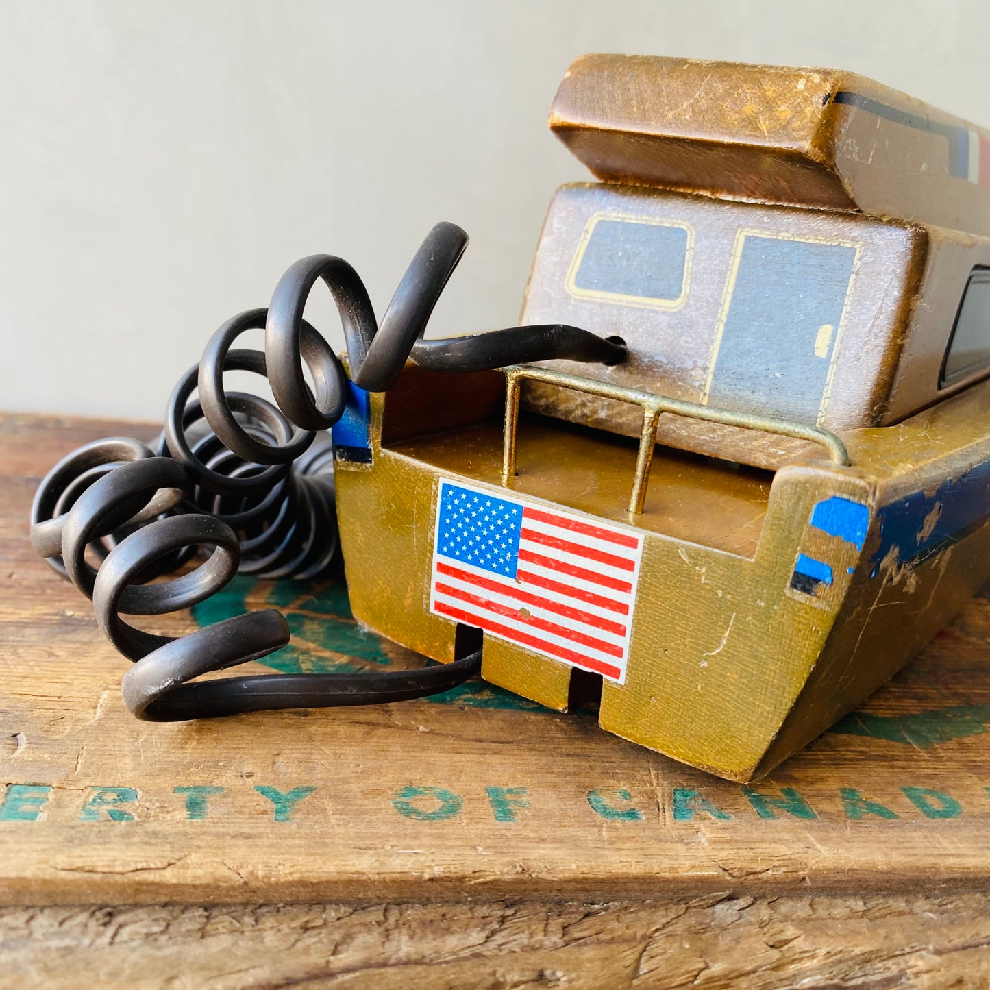 【1980s vintage】S.S.AMERICA boat telephone