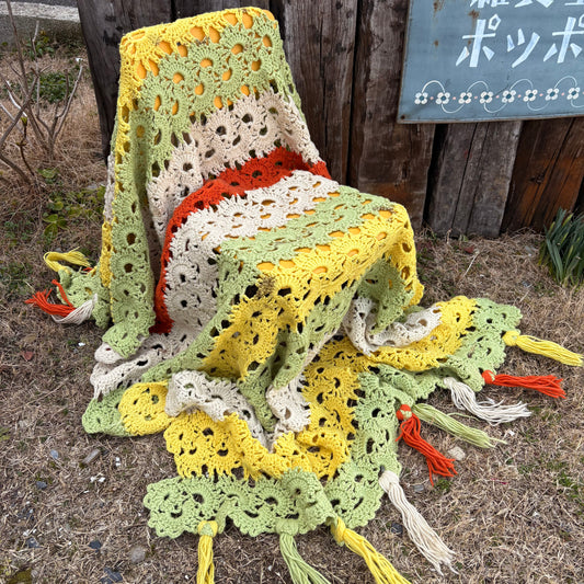 【USA vintage】granny blanket