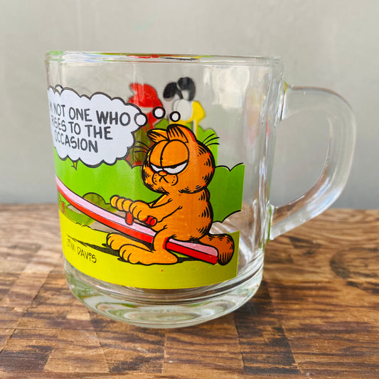 【1978- USA vintage】マクドナルド ガーフィールド グラス シーソー