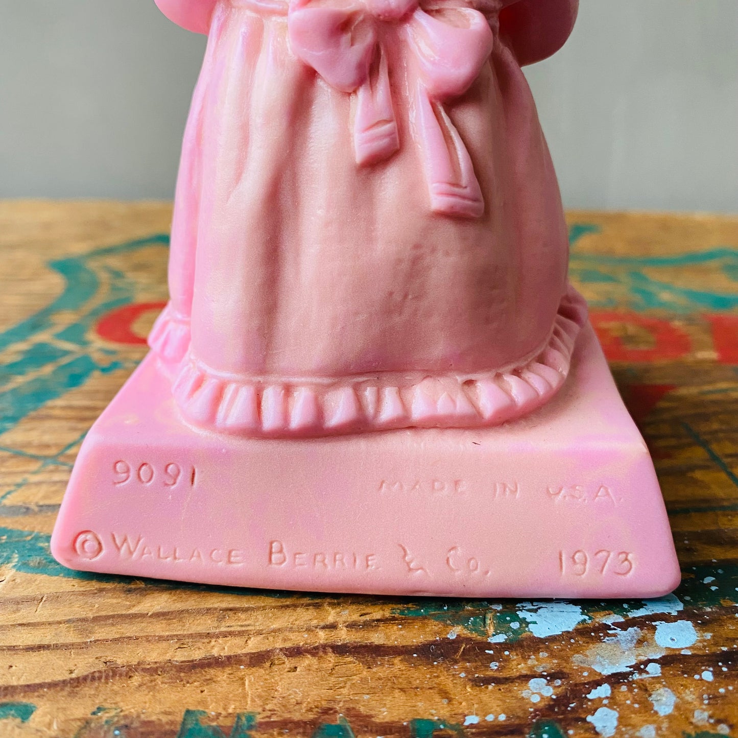 【1973 USA vintage】メッセージドール pink girl