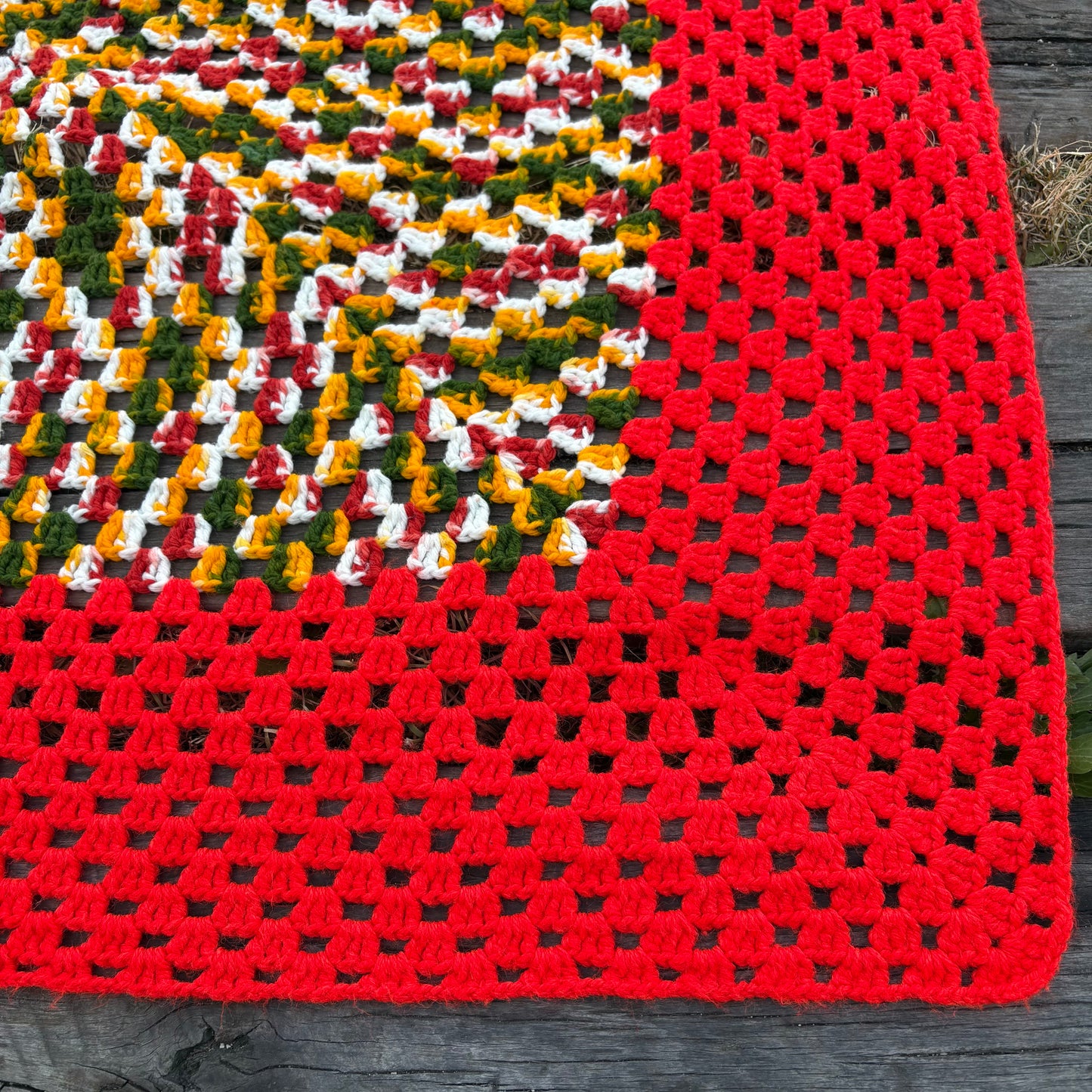 【USA vintage】 granny blanket