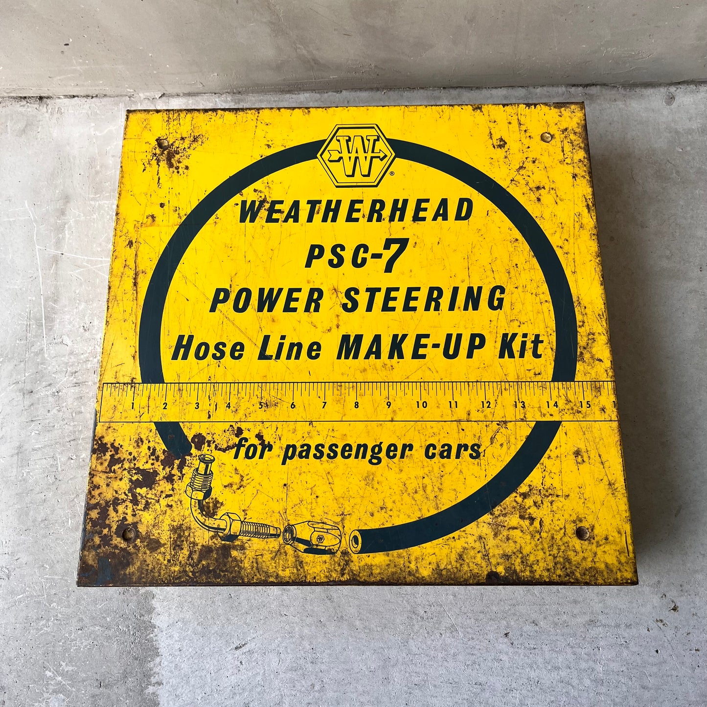 【USA vintage】WEATHERHEAD psc-7 Metal Box
