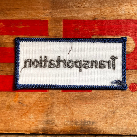 【USA vintage】ワッペン Transportation