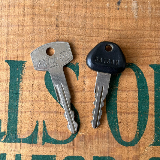 【USA vintage】DATSUN 鍵 2本セット
