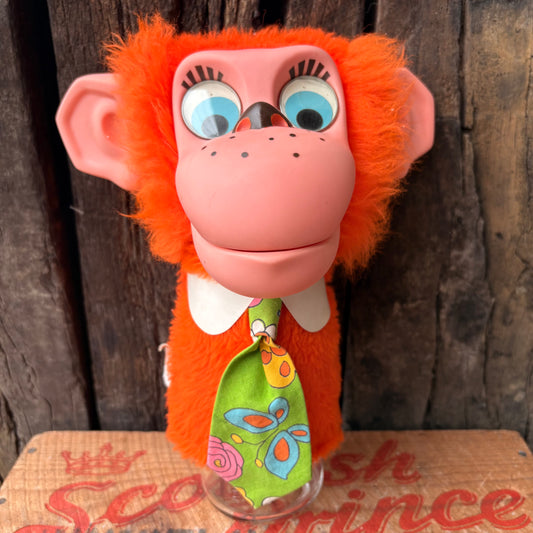 【1960s USA vintage】MAURICE MONKEY Talking Puppet