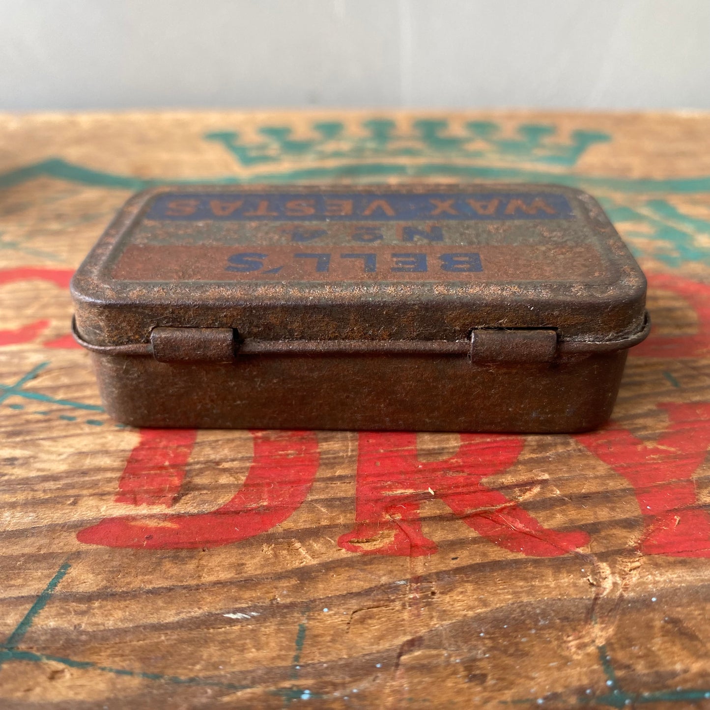 【1930s USA vintage】tin can 缶 第二次世界大戦 マッチ