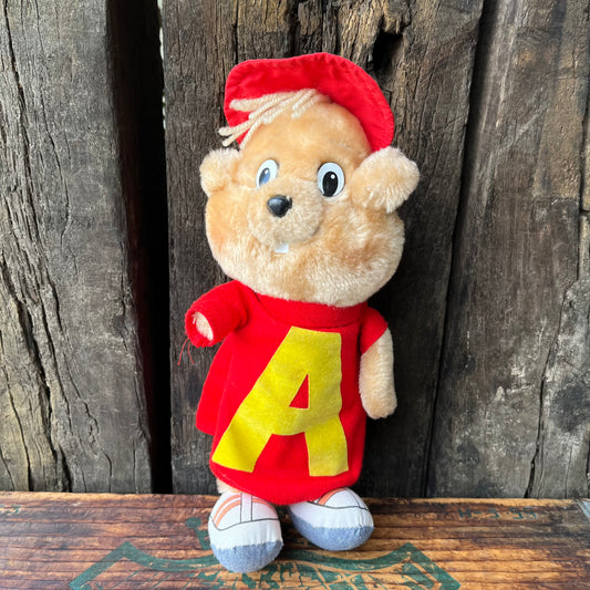【1983 USA vintage】Alvin & the Chipmunks Alvin Plush