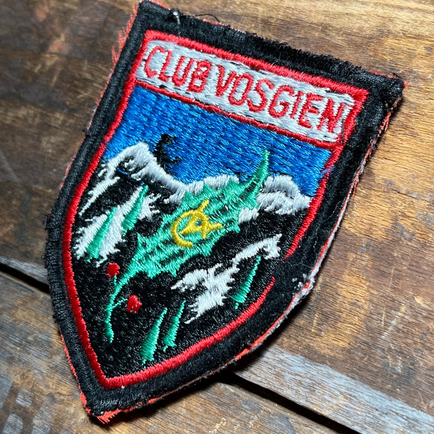 【USA vintage】ワッペン CLUB VOSGIEN
