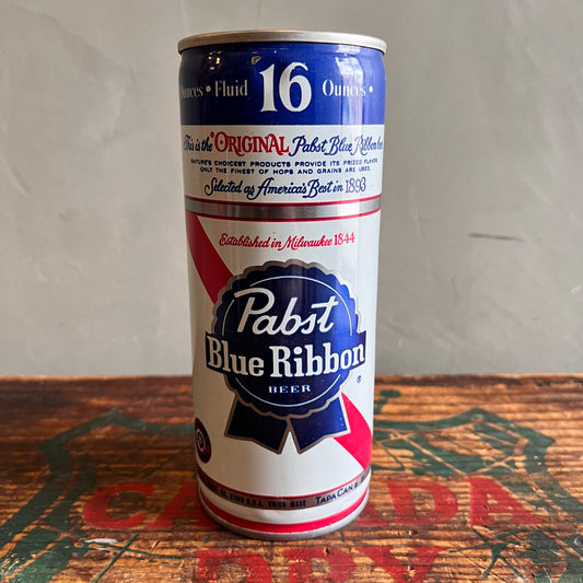 【USA vintage】Pabst Blue Ribbon Beer Can