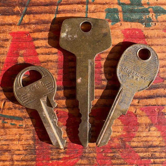 【USA vintage】 key set 1