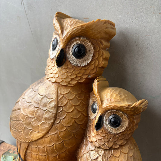 【1970s USA vintage】HOMCO Owl Wall-deco